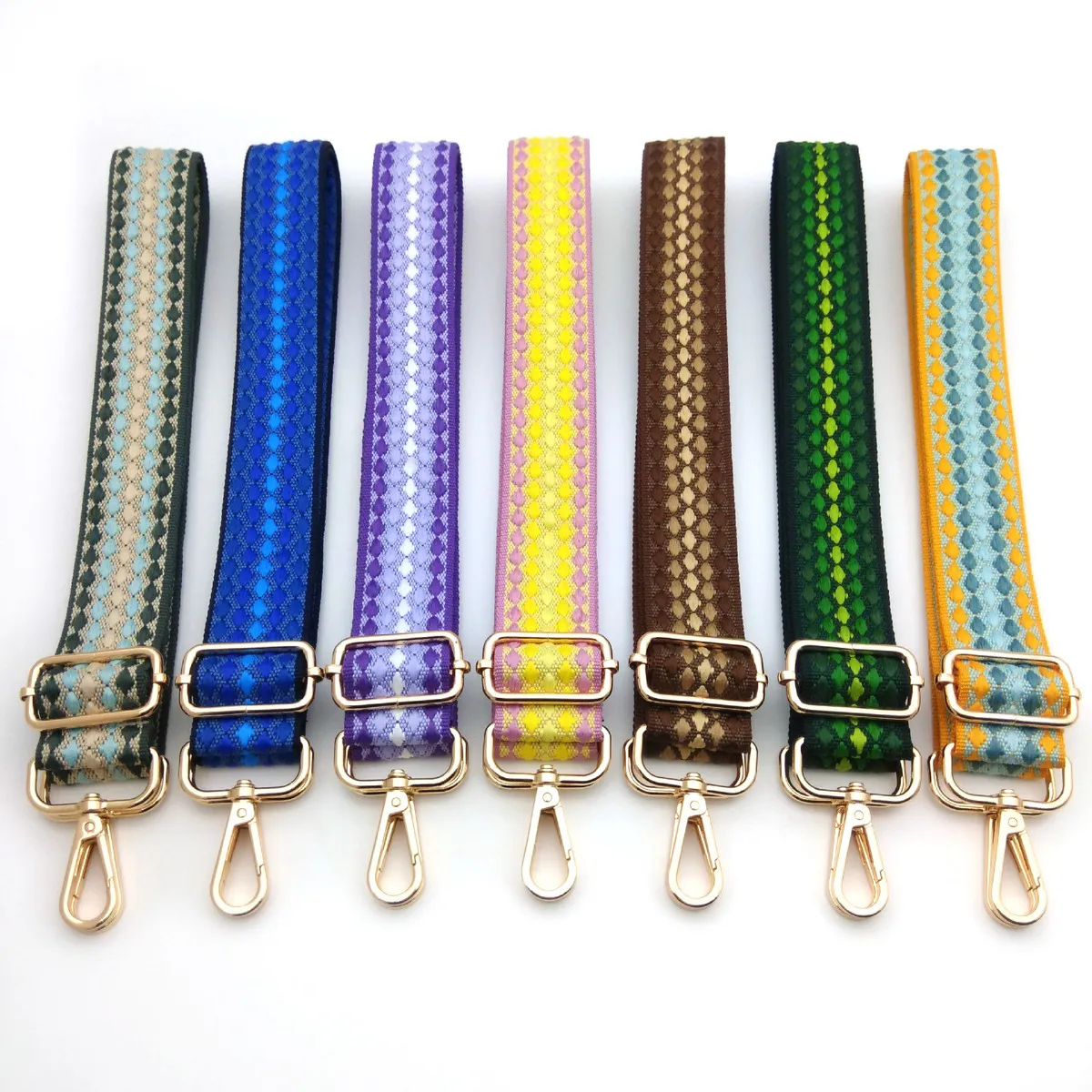 Fashion Jacquard Pattern Adjustable Replacement Long Shoulder Strap Strap Bag Accessories