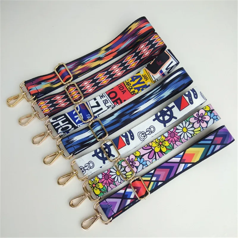 Fashion Flower Ribbon Long Shoulder Strap Replacement Adjustable Strap Bag Accessories