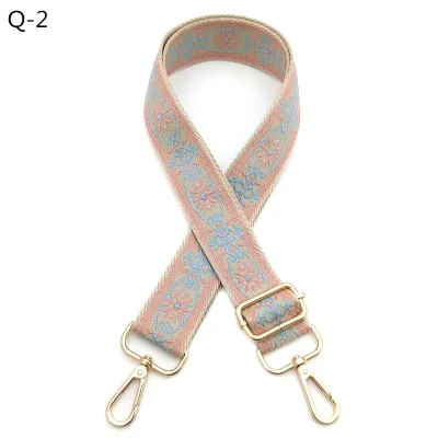 Fashion Ethnic Style Bag Shoulder Strap Adjustable Replacement Long Strap Bag Accessories