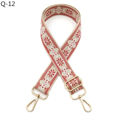 Fashion Ethnic Style Bag Shoulder Strap Adjustable Replacement Long Strap Bag Accessories