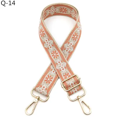 Fashion Ethnic Style Bag Shoulder Strap Adjustable Replacement Long Strap Bag Accessories