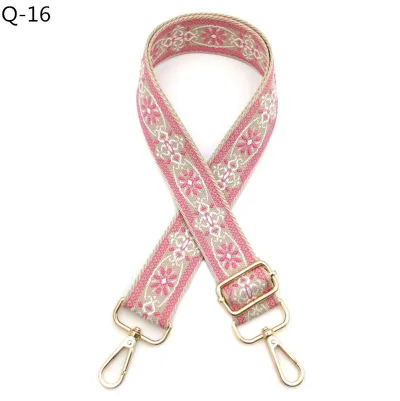 Fashion Ethnic Style Bag Shoulder Strap Adjustable Replacement Long Strap Bag Accessories