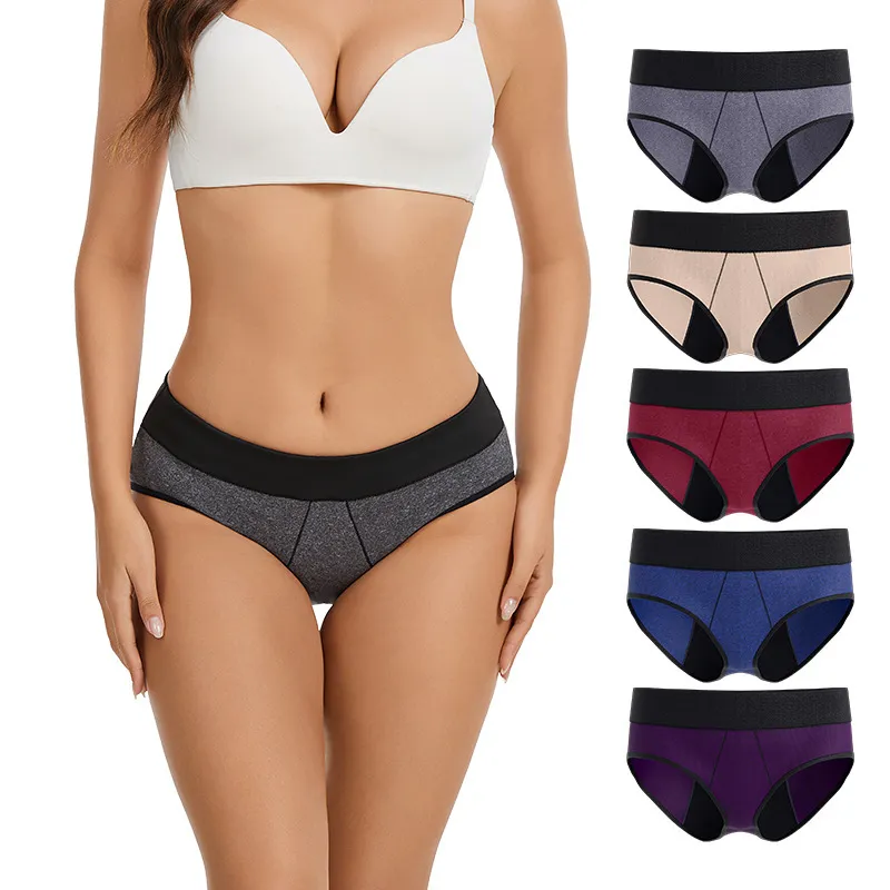 Women Fashion 4-Layer High Waist Period Underwear