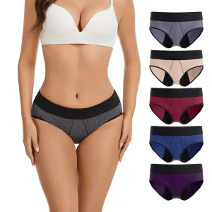 Women Fashion 4-Layer High Waist Period Underwear