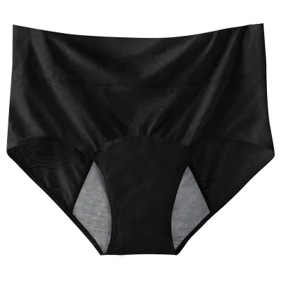 Women Fashion High-Waist Breathable Three-Layer Leak-Proof Thickened Period Underwear