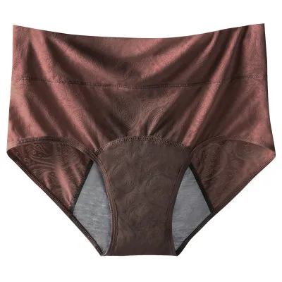 Women Fashion High-Waist Breathable Three-Layer Leak-Proof Thickened Period Underwear