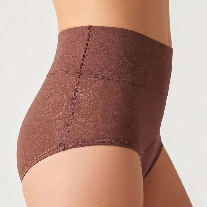 Women Fashion High-Waist Breathable Three-Layer Leak-Proof Thickened Period Underwear