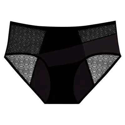 Women Fashion Printed Leak-Proof Breathable Thin Period Underwear