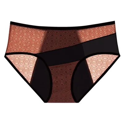 Women Fashion Printed Leak-Proof Breathable Thin Period Underwear