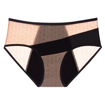 Women Fashion Printed Leak-Proof Breathable Thin Period Underwear