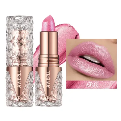Women's Shiny Long-Lasting Waterproof Pearlescent Lipstick