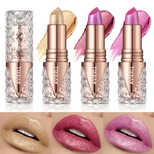 Women's Shiny Long-Lasting Waterproof Pearlescent Lipstick