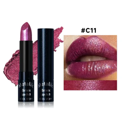 Coolstory Shining Pearlescent Lipstick Enhance Color Natural Three-Dimensional