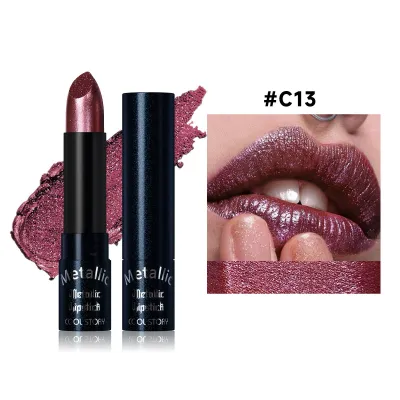 Coolstory Shining Pearlescent Lipstick Enhance Color Natural Three-Dimensional