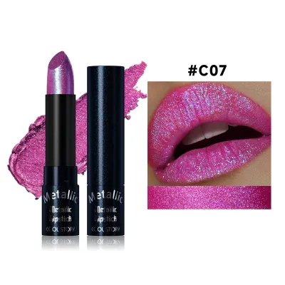 Coolstory Shining Pearlescent Lipstick Enhance Color Natural Three-Dimensional