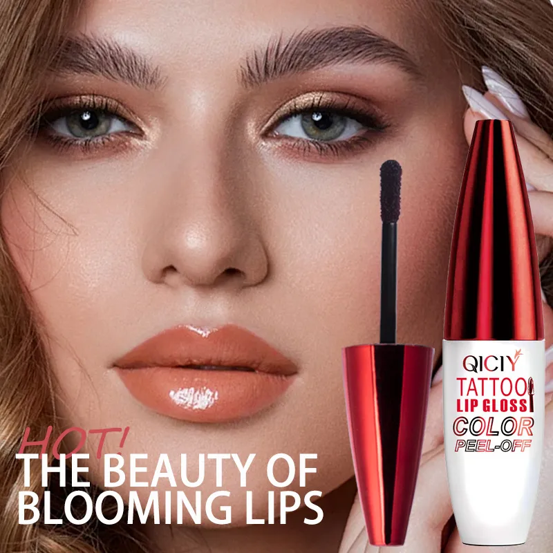 Qiciy 4 Color Moisturizing Lasting Cup Ripped Lip Gloss Beauty Lips Mirror Finish