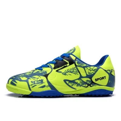 Men Fashion Casual Printed Short Stud Sports Soccer Football Shoes