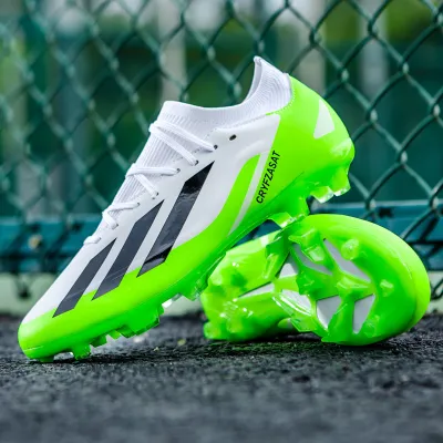 Men Fashion Casual Printed Non-Slip Long Stud Soccer Football Shoes