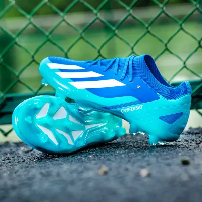 Men Fashion Casual Printed Non-Slip Long Stud Soccer Football Shoes