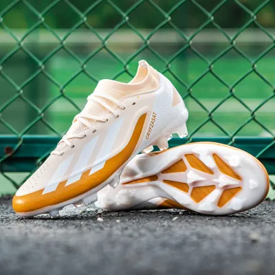 Men Fashion Casual Printed Non-Slip Long Stud Soccer Football Shoes