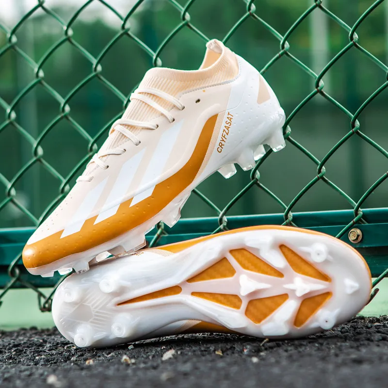 Men Fashion Casual Printed Non-Slip Long Stud Soccer Football Shoes