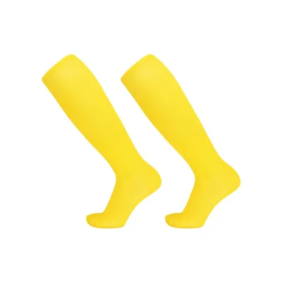Men Fashion Solid Color Thin Breathable Anti-Slip Long Sports Football Socks
