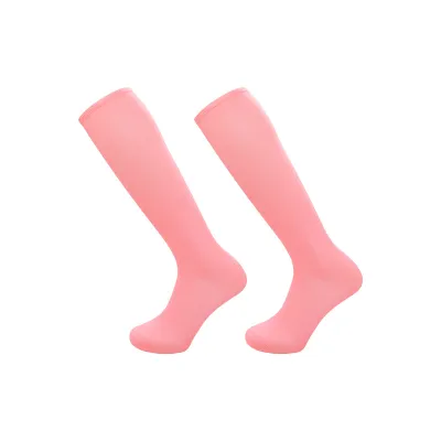 Men Fashion Solid Color Thin Breathable Anti-Slip Long Sports Football Socks