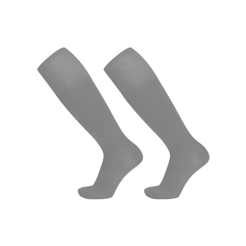 Men Fashion Solid Color Thin Breathable Anti-Slip Long Sports Football Socks