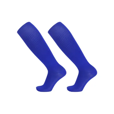Men Fashion Solid Color Thin Breathable Anti-Slip Long Sports Football Socks