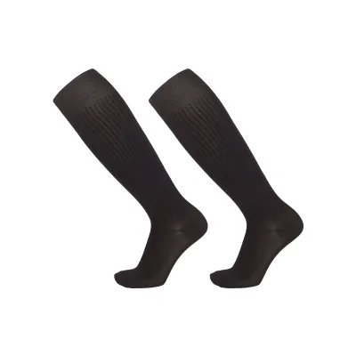 Men Fashion Solid Color Thin Breathable Anti-Slip Long Sports Football Socks