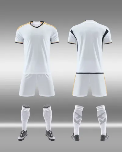 Men Fashion Football Sports Printed Short-Sleeve Shirt Slim Fit Shorts Two-Piece Set