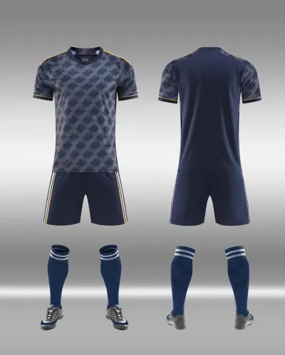 Men Fashion Football Sports Printed Short-Sleeve Shirt Slim Fit Shorts Two-Piece Set