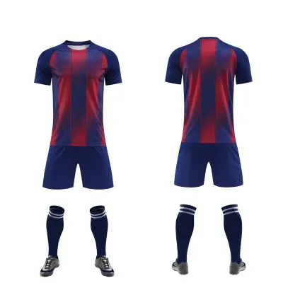 Men Fashion Football Sports Printed Short-Sleeve Shirt Slim Fit Shorts Two-Piece Set