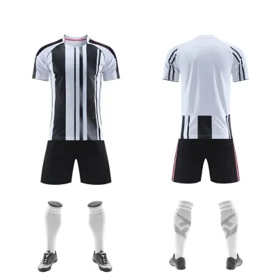 Men Fashion Football Sports Printed Short-Sleeve Shirt Slim Fit Shorts Two-Piece Set