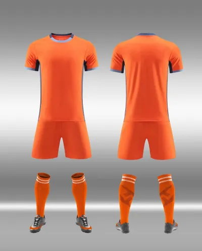 Men Fashion Football Sports Printed Short-Sleeve Shirt Slim Fit Shorts Two-Piece Set