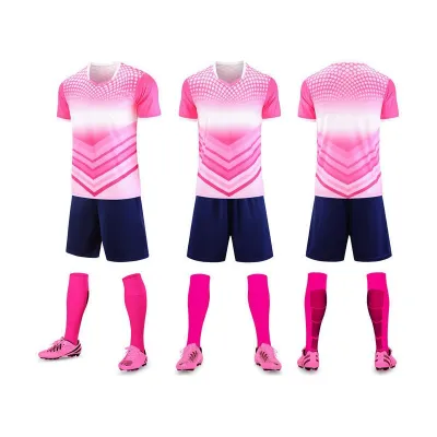 Men Fashion Football Sports Printed Short-Sleeve Shirt Slim Fit Shorts Two-Piece Set