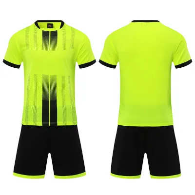 Men Fashion Football Sports Printed Breathable Short-Sleeve Shirt Slim Fit Shorts Two-Piece Set