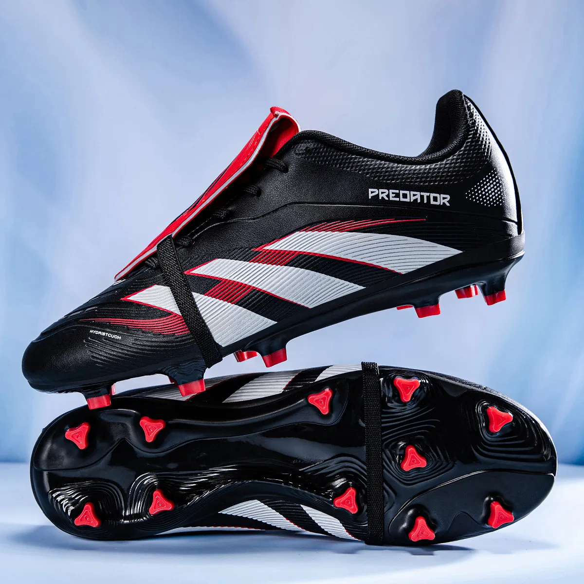Men Fashion Casual Printed Low Top Long Stud Sports Soccer Football Shoes