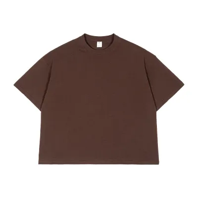 Men'S Fashion Casual Summer Solid Color Cotton Short Sleeve T-Shirt