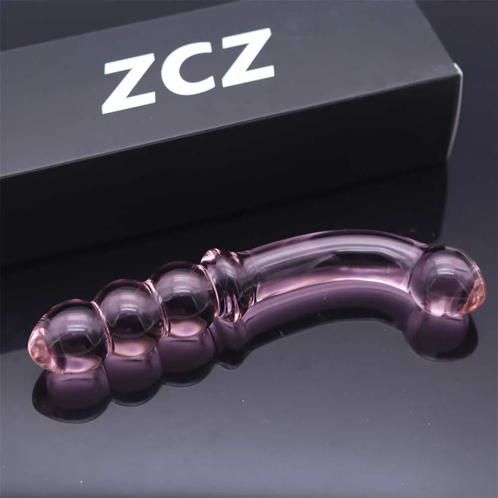 Sex Toy Glass Simulation Massage Stick