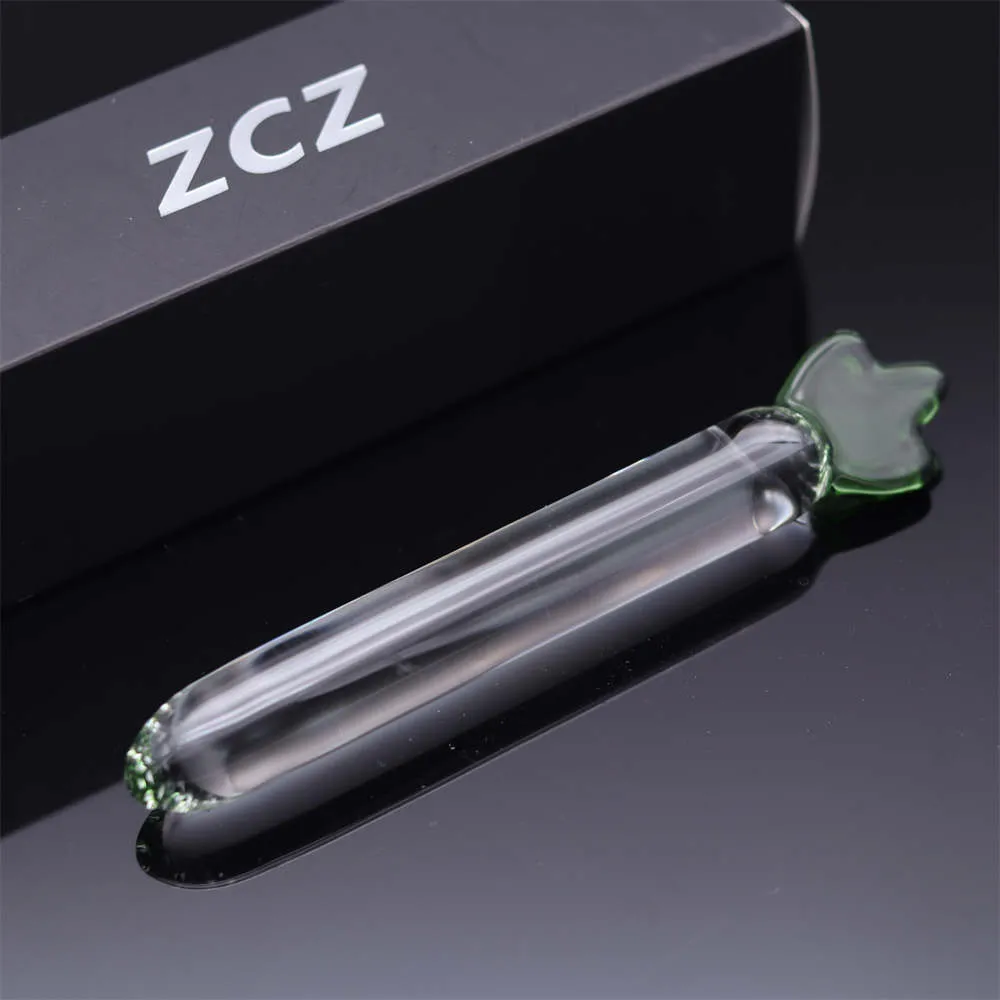Crystal Glass Massage Stick Sex Toys