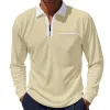 Khaki White Collar