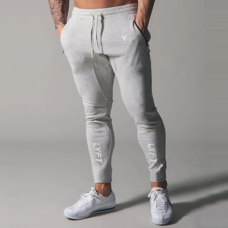 Men's Fashion Casual Summer Drawstring Zipper Slim-Fit Cotton Pants