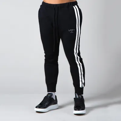Men's Fashion Casual Summer Stripe Drawstring Slim Fit Pants