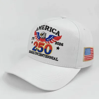 American 250th Anniversary Independence Day Embroidered Baseball Cap