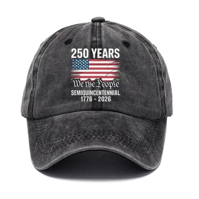 Fashion American 250th Anniversary Independence Day Printed Baseball Cap Cotton Dome