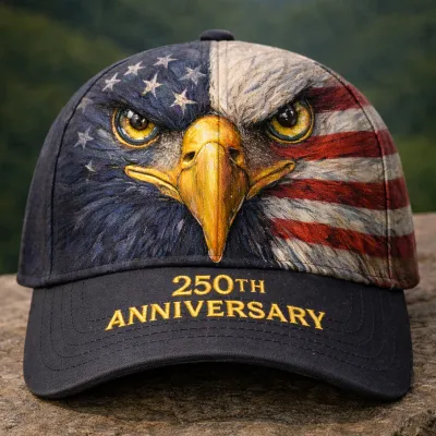 Fashion American 250th Anniversary Independence Day Graphic Baseball Cap
