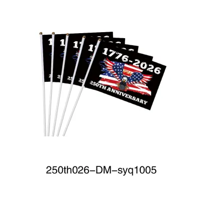 Fashion American 250th Anniversary Independence Day Party Decorative Flag 20pcs/Set