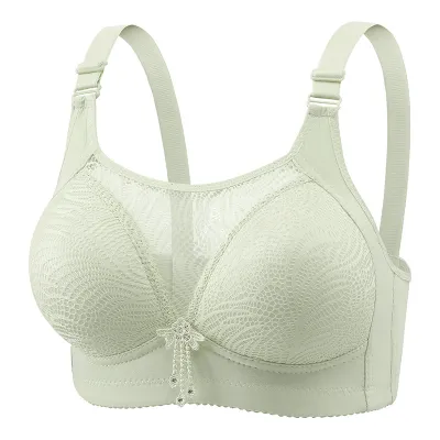 Women Fashion Sexy Plus Size Solid Color Breathable Push-Up Bra
