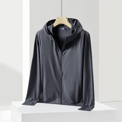 Women Fashion Casual Summer Solid Color UPF 50+ Long-Sleeve Breathable Hoodies Sun Protection Clothing